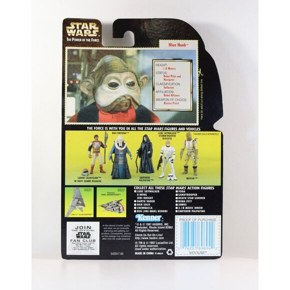 Star Wars The Power Of The Force Nien Nunb & ASP-7 Droid SEALED 2 Figures 1997 - Picture 7 of 15